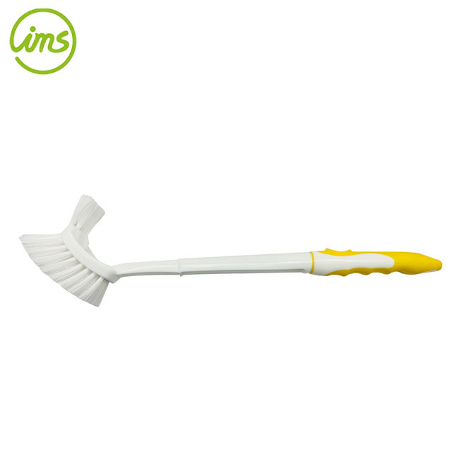 2 IN 1 Brush With Long Handle - Yellow